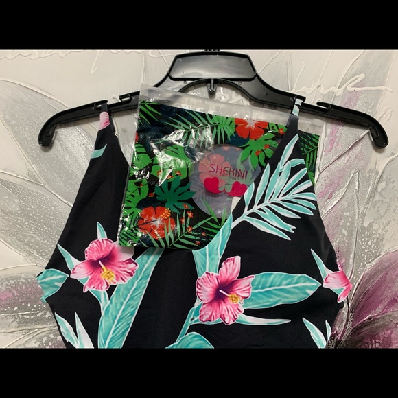 SOLD Shein Swimsuit Size S Tropical Shekini NWOT - Picture 6 of 7
